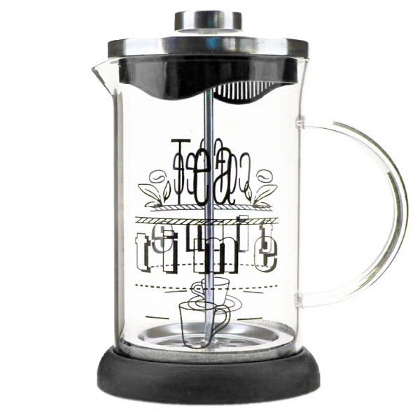 فرنچ پرس شیشه ای مدل Tea Time