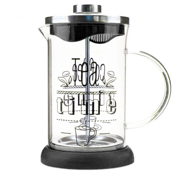فرنچ پرس شیشه ای مدل Tea Time